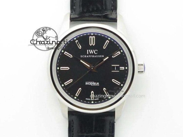 MIROTIME 0107 Durable Big Pilot 5019 Ceramic Case Black Dial Green Markers Asian 23J 7396